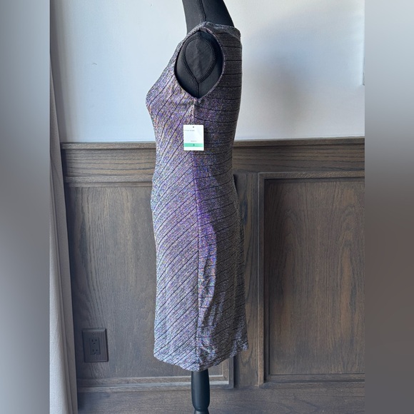 J Taylor Black silver Cocktail Dress sparkly SZ 8 NWT - Picture 4 of 7